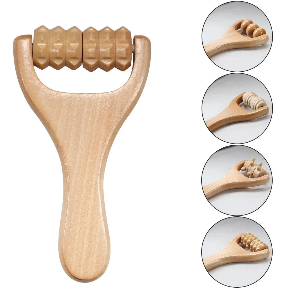 Rouleau de Massage en Bois
