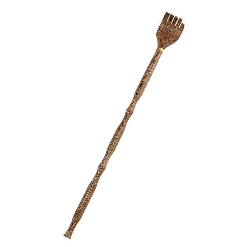 Grattoir de Dos en Bois à Long Manche - Masseur Corporel