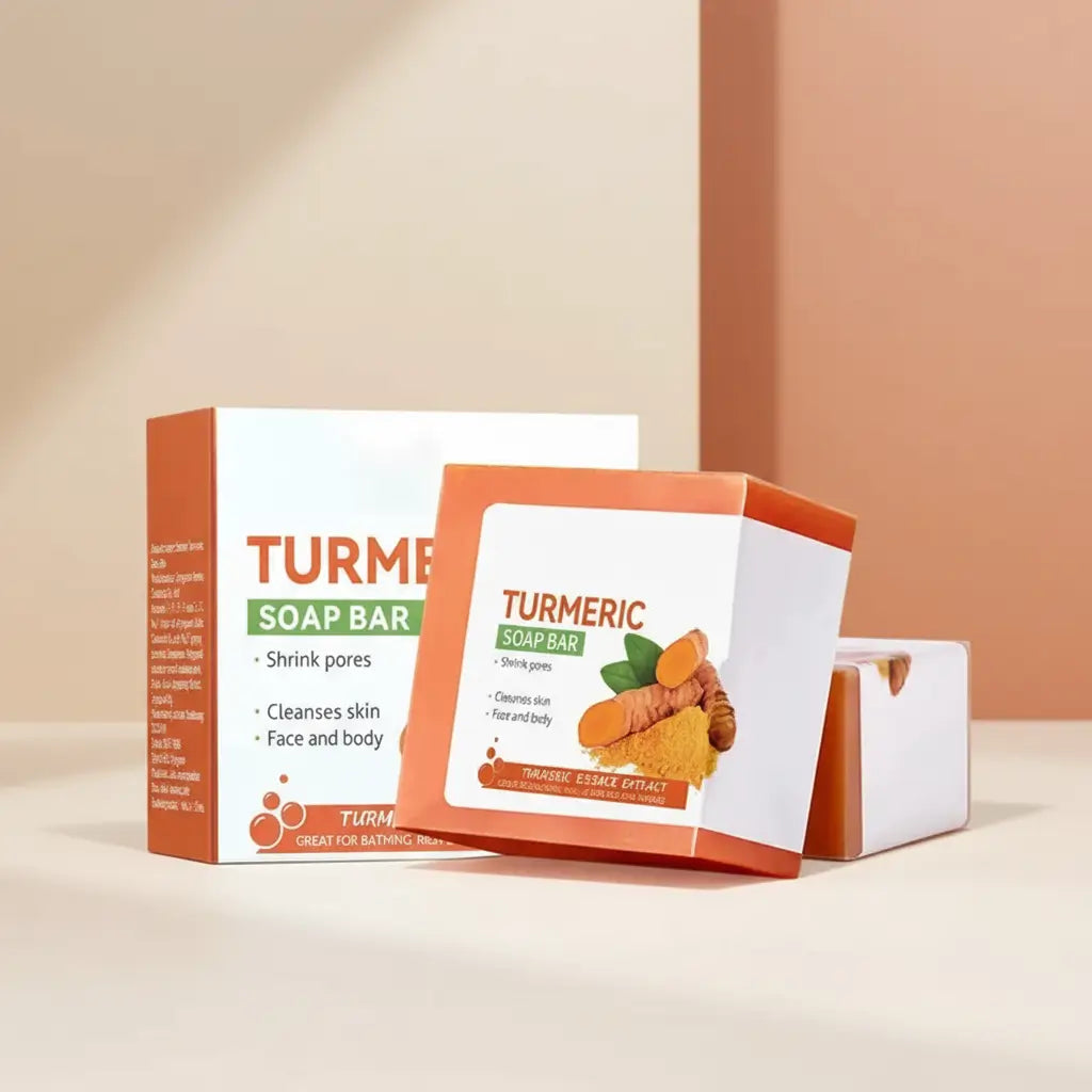 Savon Artisanal au Curcuma - Éclaircissant Naturel