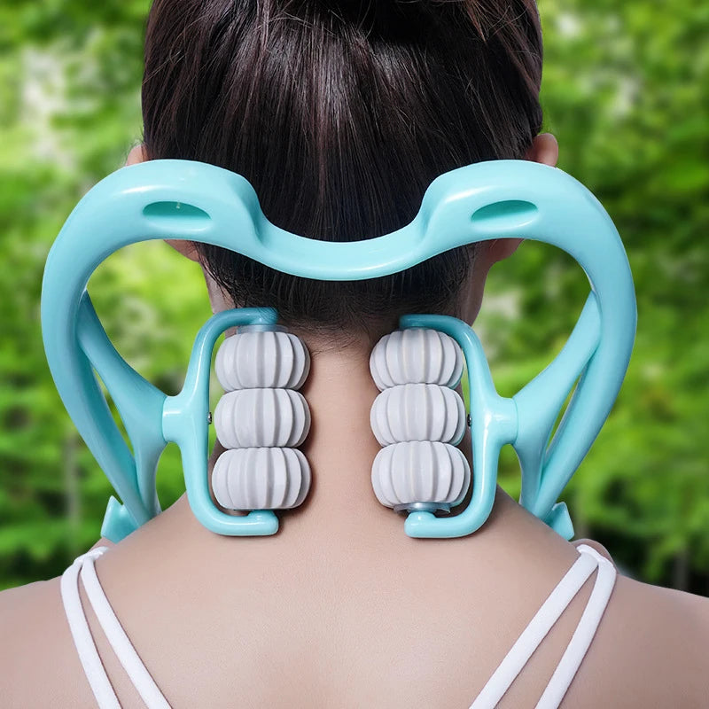 Appareil massage cervical portable anti-douleur cou"