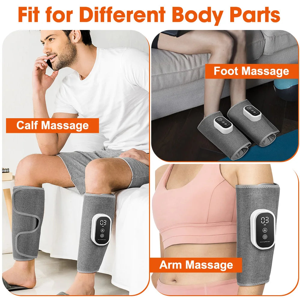 Masseur de Mollets Sans Fil 360° - Jambes Légères Garanties