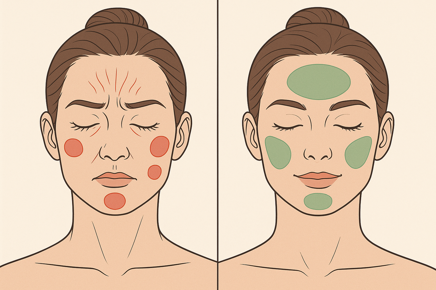 Peigne Massage - Avant/Après