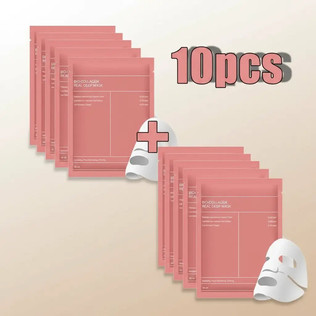 Masques Visage Bio au Collagène Hydratants