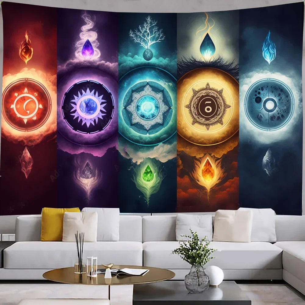 Tapisserie Murale Bouddha Indien Mandala Bohème