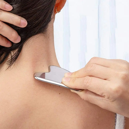 Grattoir Gua Sha en Acier