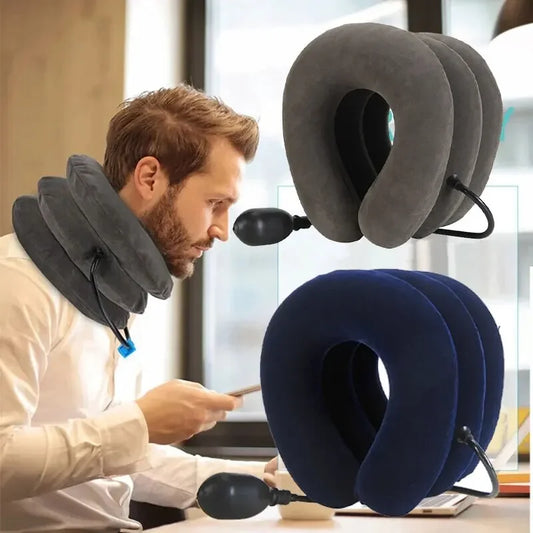 Coussin Cervical Gonflable - Libérez vos Tensions du Cou