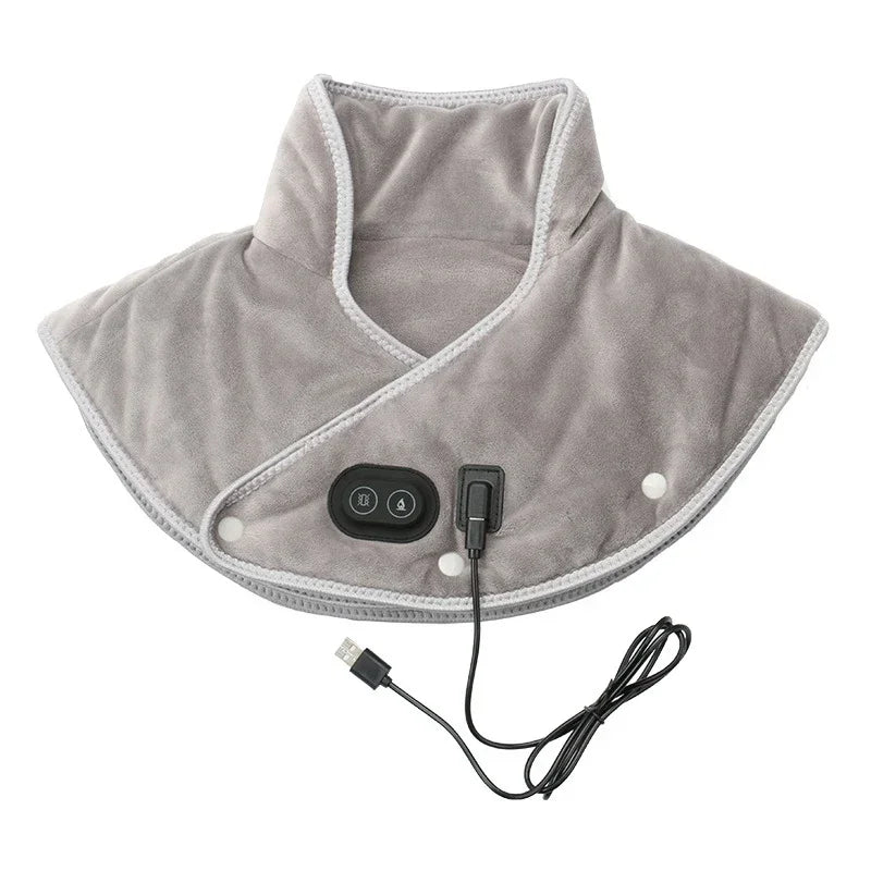 Pad Chauffant Cervical Électrique - Vibrant et Compression Thermique