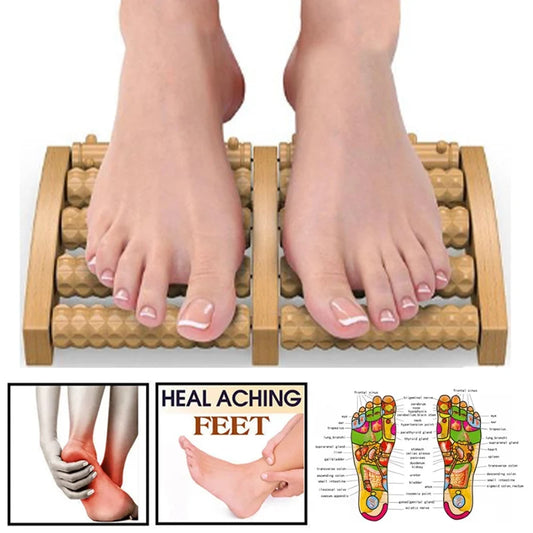 Masseur de Pieds en Bois 3D Shiatsu - Détente Profonde Garantie