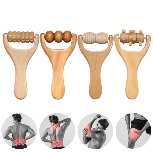 Rouleau de Massage en Bois