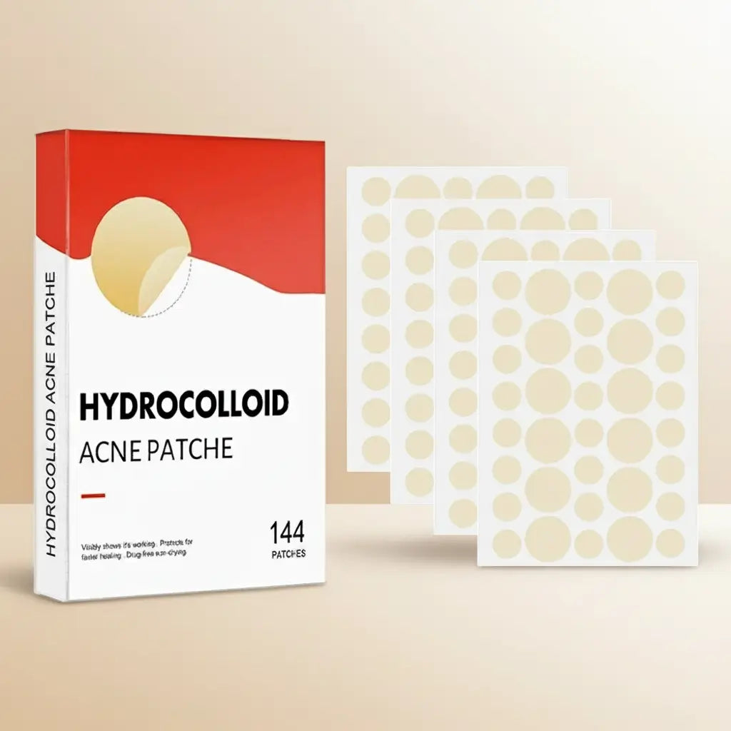 Patchs Anti-Acné Invisibles - Lot de 144 Pièces