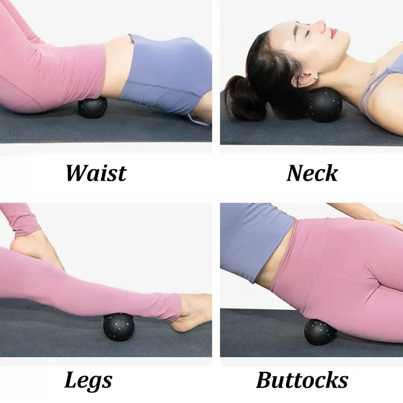 Balles de Massage Fascia en Forme d'Arachide - Relaxation Musculaire Profonde
