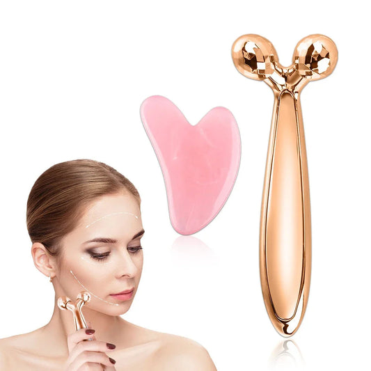Rouleau Massant 3D Y Shape – Visage, Cou & Soin de la Peau