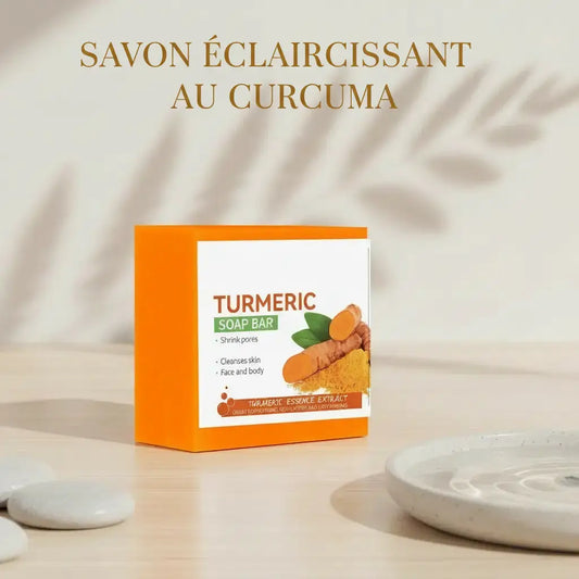 Savon Artisanal au Curcuma - Éclaircissant Naturel