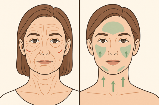 Grattoir Gua Sha - Avant/Après