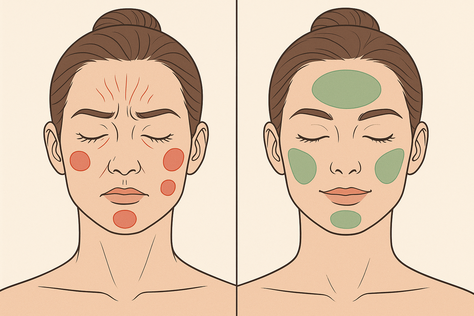 Peigne Massage - Avant/Après
